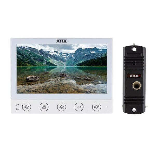   Комплект видеодомофона Atix AT-I-K700F/T White 