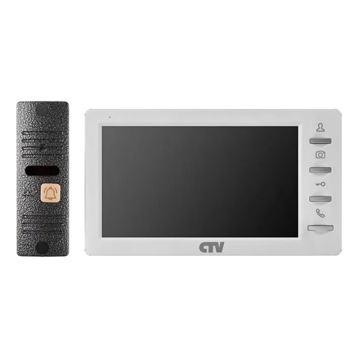 Комплект видеодомофона CTV-DP1701 S (белый)