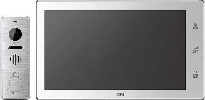 Комплект видеодомофона CTV-DP4106AHD (белый)