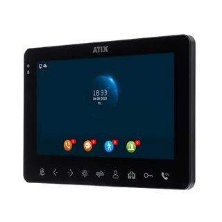Монитор видеодомофона Atix   AT-I-M711C/T Black