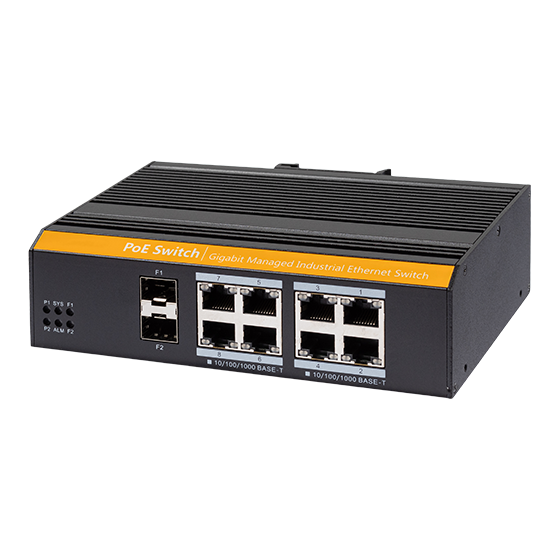 POE - коммутатор Atix AT-NS-8GP-2GS/I-240 (F)