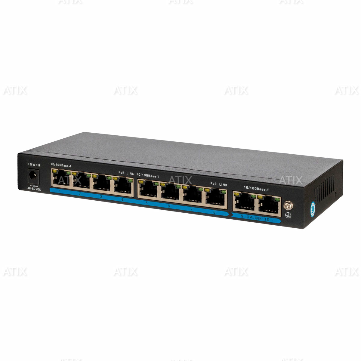 POE - коммутатор ATIX AT-NS-8P2-120 (B)